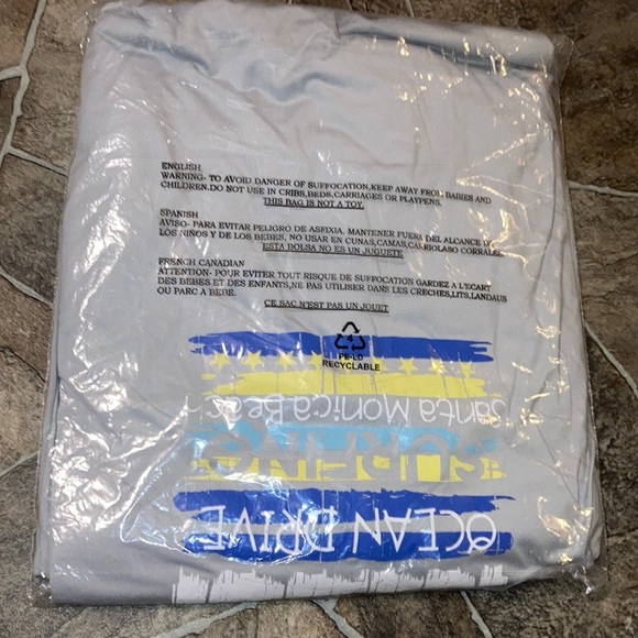 NWT CALIFORNIA Ocean Surfing Tee Shirt Dress Light GREY Sz L & XL - Picture 3 of 5